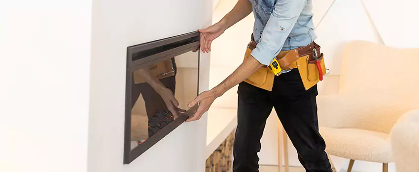 Metal Fireplace Installation in Central Islip, New York