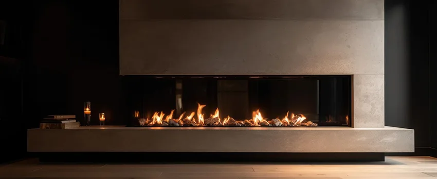 Gas Fireplace Ember Bed Design Services in Central Islip, New York