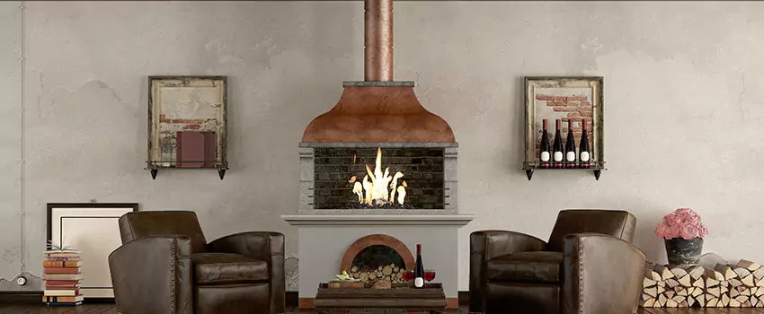 Thelin Hearth Products Providence Pellet Insert Fireplace Installation in Central Islip, NY
