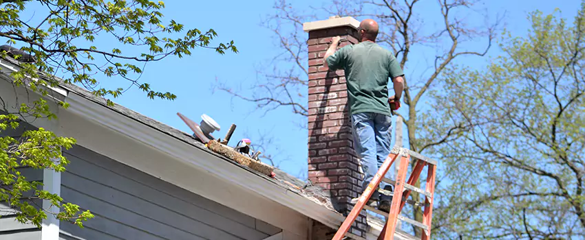 Vinyl and PVC Chimney Flashing Installation in Central Islip, NY